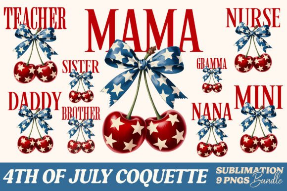 4th of July Coquette Cherry Bow Bundle: A Designer's Guide