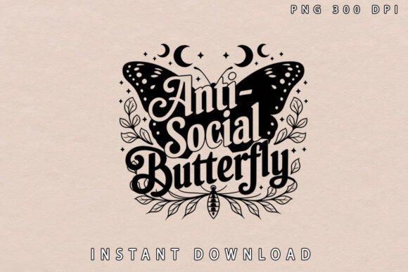 Anti-Social Butterfly Gothic PNG: A Designer's Guide