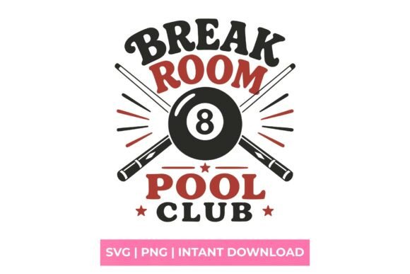 Break Room Pool Club SVG: A Designer's Asset