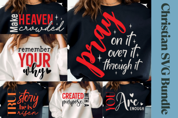 Christian SVG Bundle PNG: Faith-Based Designs for Cricut & More