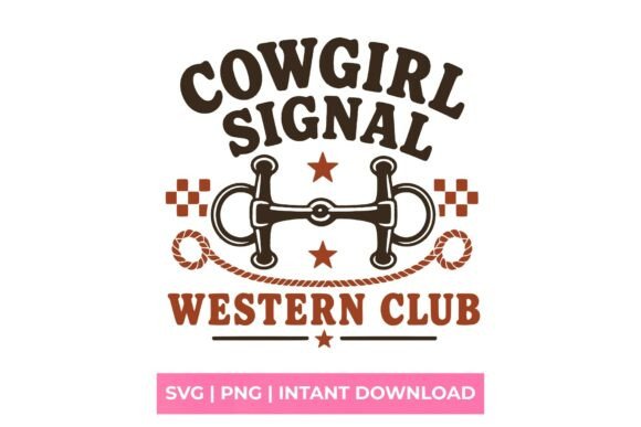 Cowgirl Signal Western Club SVG: A Designer's Asset