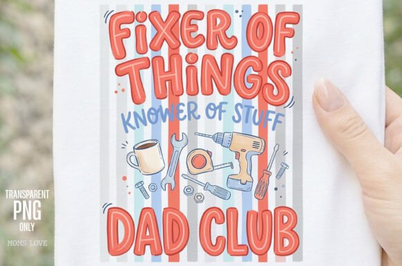 Fixer of Things Dad Club: A Modern Design for Every Creator