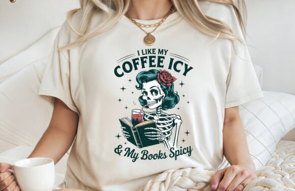 I Like My Coffee Icy Book Lover PNG: A Designer's Guide