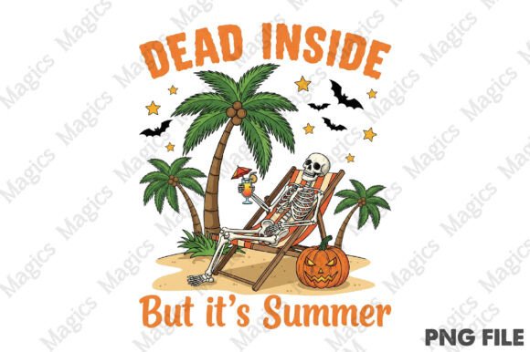 Summerween Dead Inside but It's Summer: A Design Asset Deep Dive