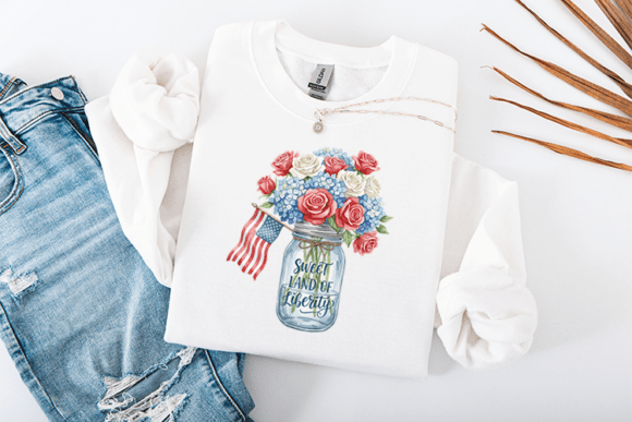 Sweet Land of Liberty SVG: A Graphic Design Asset for Patriotic Branding